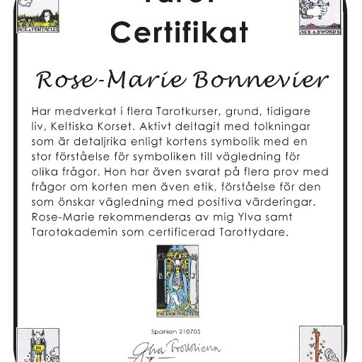 Cert RoseMarie