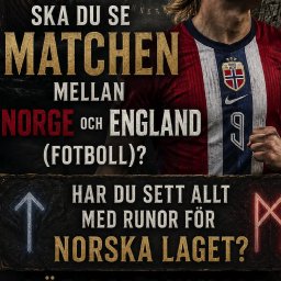 Fotboll Norge - England
